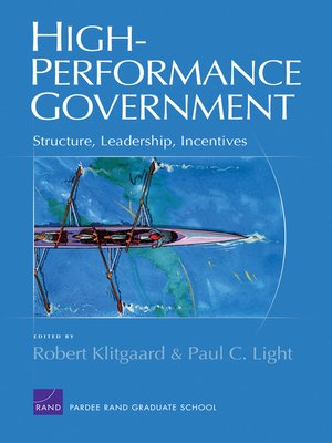 cover image of High-Performance Government
